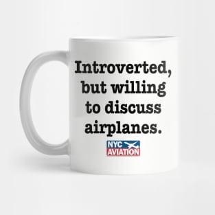 Introverted, but… (Black) Mug